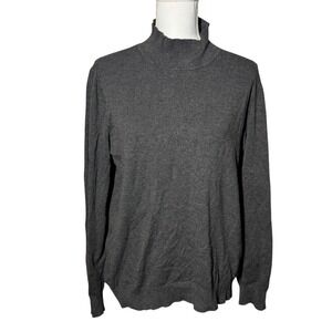 Calvin Klein Men's‎ XL Charcoal Gray Lightweight Mock Neck Sweater